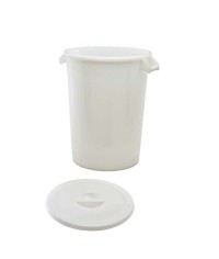 White Polyethylene Ingredient Bin